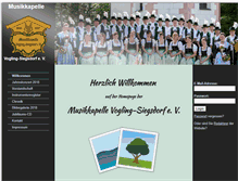 Tablet Screenshot of mk-vogling-siegsdorf.de